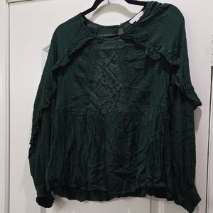 Elegant Green Women's Top